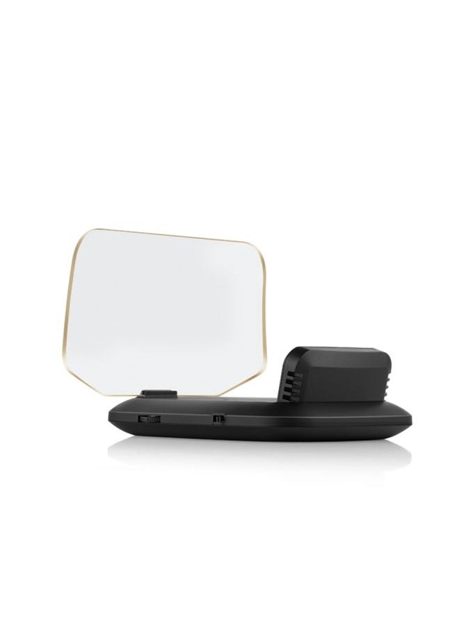 BURAQ - C1 OBD2 + GPS Mode Car HUD Head-up Display Compass / Speed / Water Temperature / Voltage Display / Speed / Fault Alarm / Navigation Function - Image 1