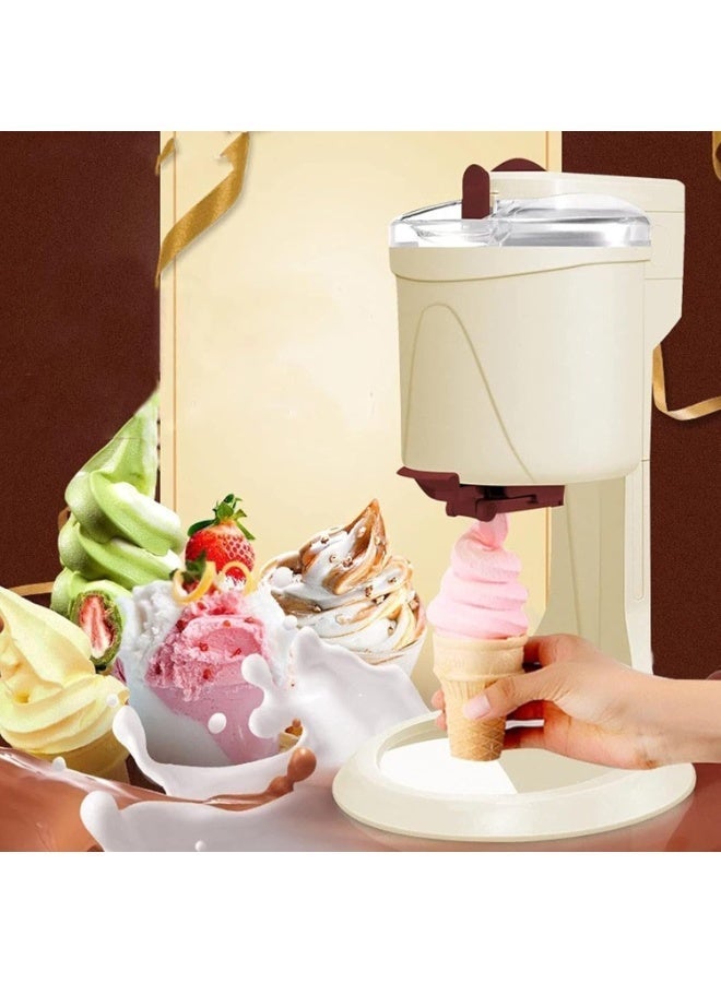إم مياويان صانعة آيس كريم جاهزة للأكل، سعة 1000 مل، صانعة آيس كريم منزلية للاستخدام المنزلي، صانعة مخروط الزبادي أوتوماتيكية، حاوية آيس كريم قابلة للفصل، مناسبة للمطاعم العائلية. - Image 2