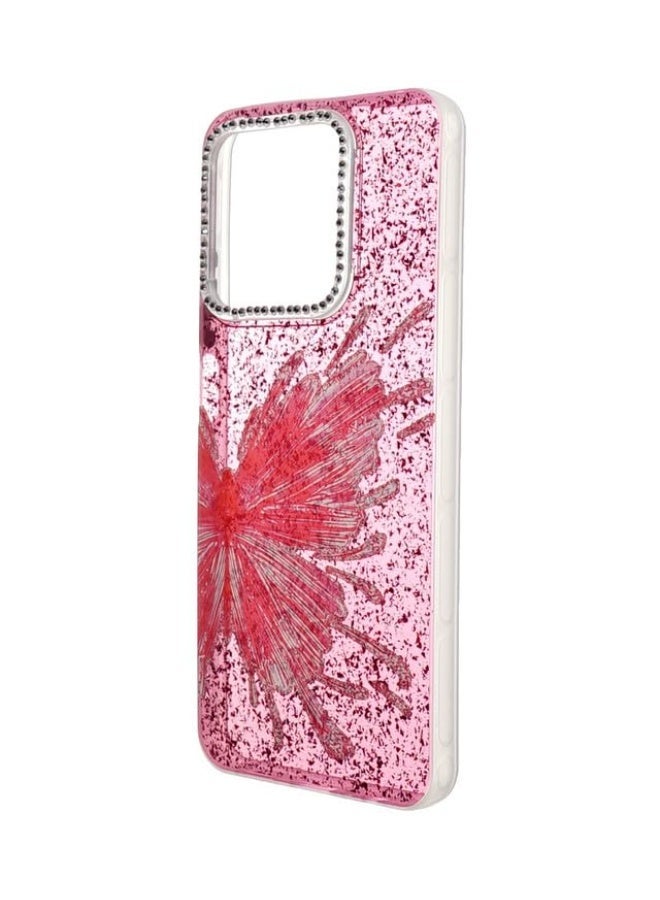 Glitter Plastic Back Cover For Realme C63, Multi Color - Image 2