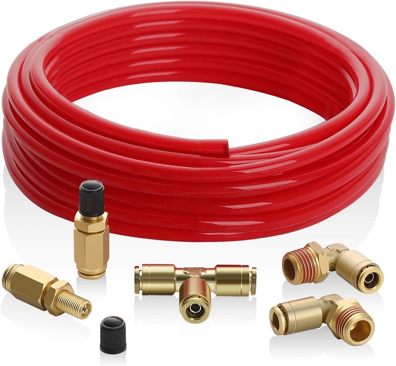 Hromee Air Line Service Kit for Air Spring Suspension with Fittings and 20FT Hose - Image 1