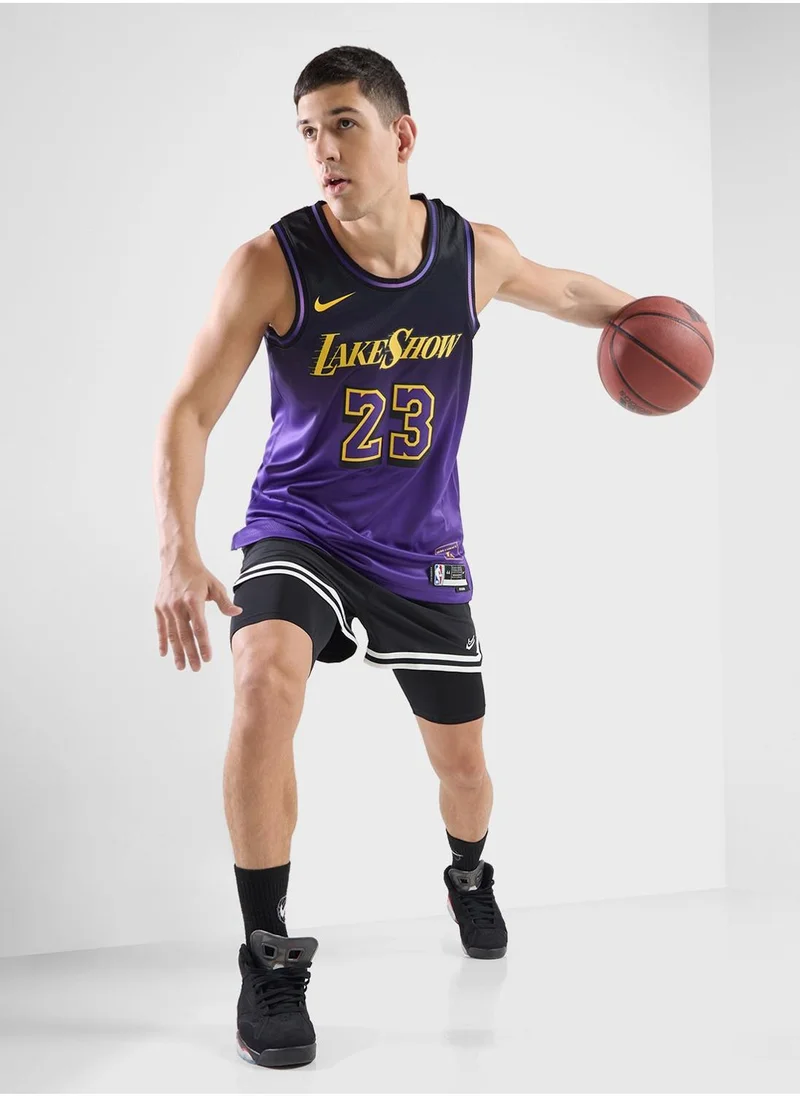 نايكي Los Angeles Lakers Swingman Jersey