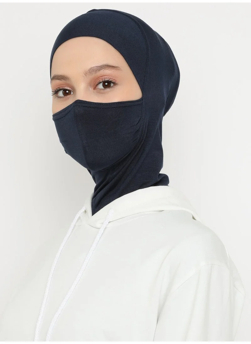 إيكاردين Masked Sports Bonnet - Navy Blue -