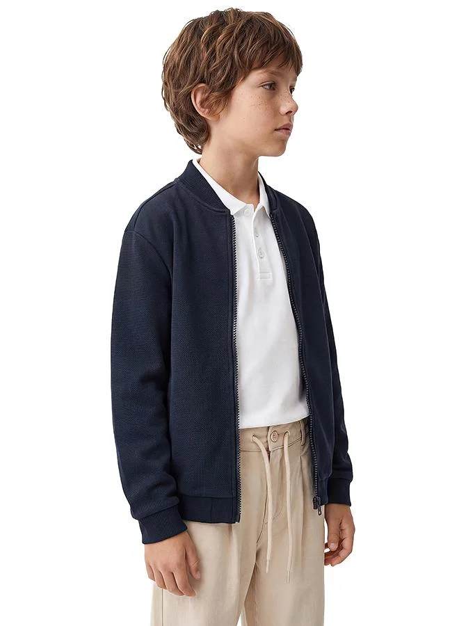 كوتون Zippered Jacket
