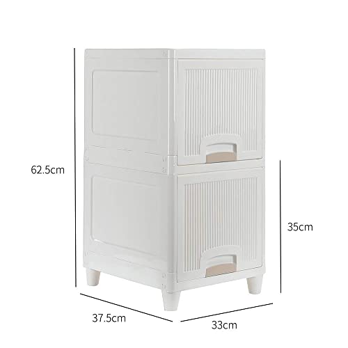Ashlas Chest of Drawers : Versatile Drawer Storage Organizer & Organisers Storage Box for Ideal for Neat and Tidy Storage Solutions plastic drawers storage (2 Layer) - Image 2