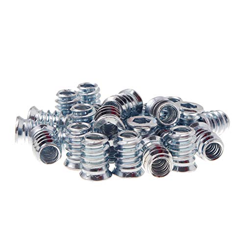 Sprite Science 1/4-20 Hex Drive Threaded Inserts for Wood - 40 Pieces - Image 4