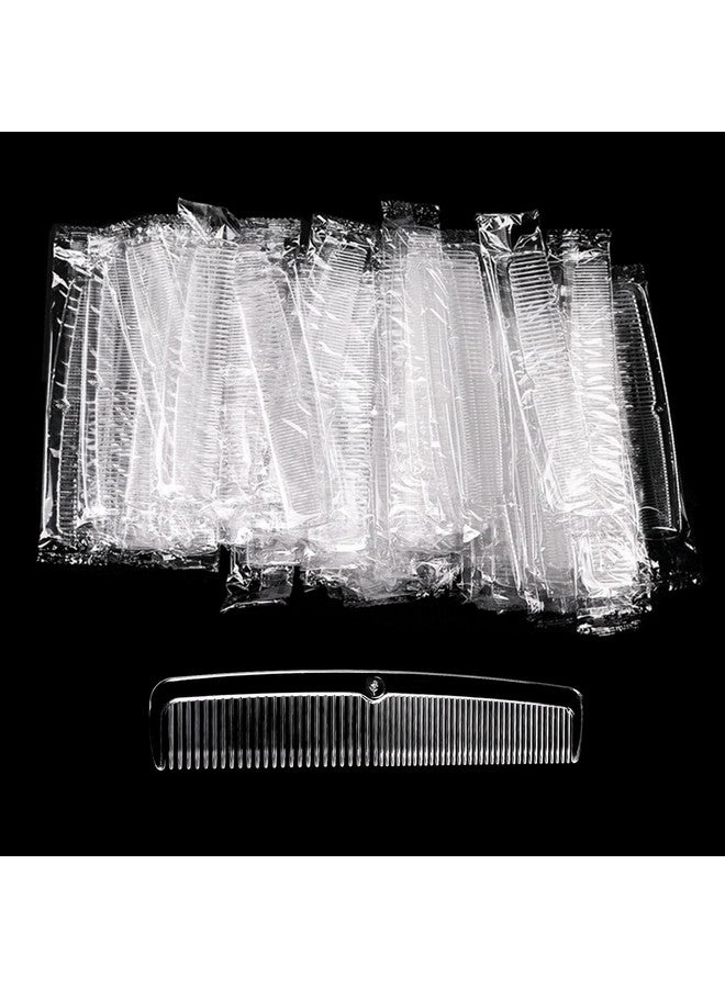 Hipruict Disposable Combs, 120 Pack Individually Wrapped Combs, Fine and Wide Tooth Combs Bulk, Sturdy and Thick Hair Combs for Family, Hotel, Travel, Homeless - Image 1