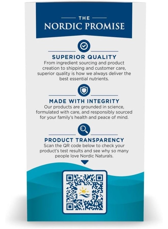 Nordic Naturals Ultimate Omega Fish Oil Supplement -210 Softgels - Image 4