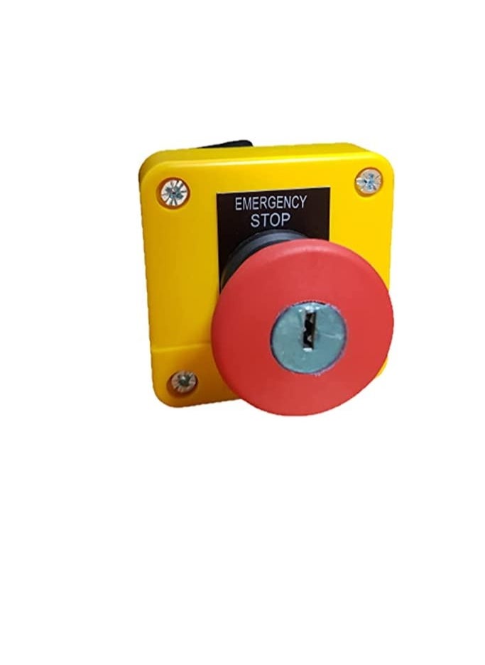 Generic - Emergency Stop Push Button Switch Panic Switch with Keys - Image 1