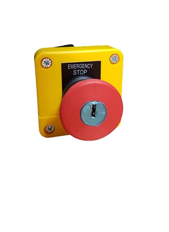 Generic - Emergency Stop Push Button Switch Panic Switch with Keys - Image 1