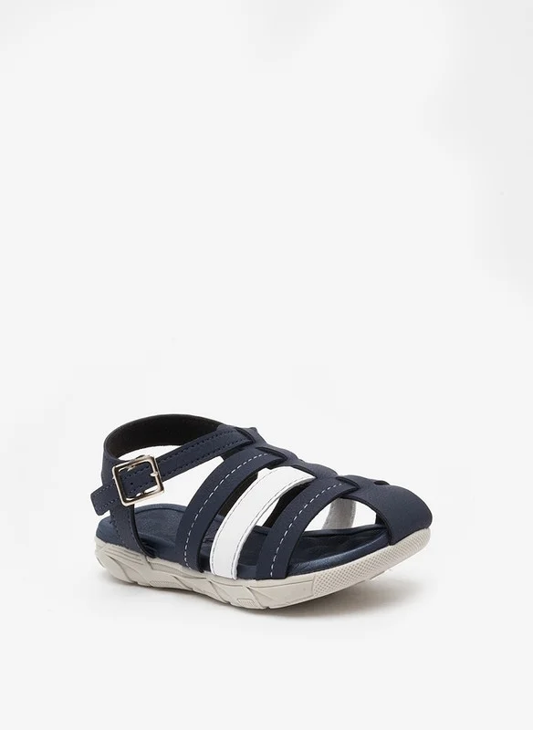 موليكينهو MOLEKINHO Sandals with Back strap For Boys, Navy