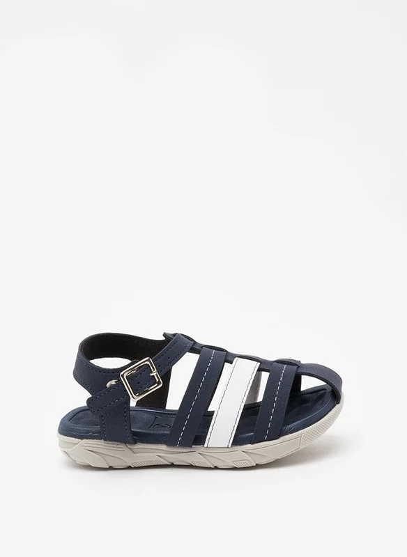 موليكينهو MOLEKINHO Sandals with Back strap For Boys, Navy