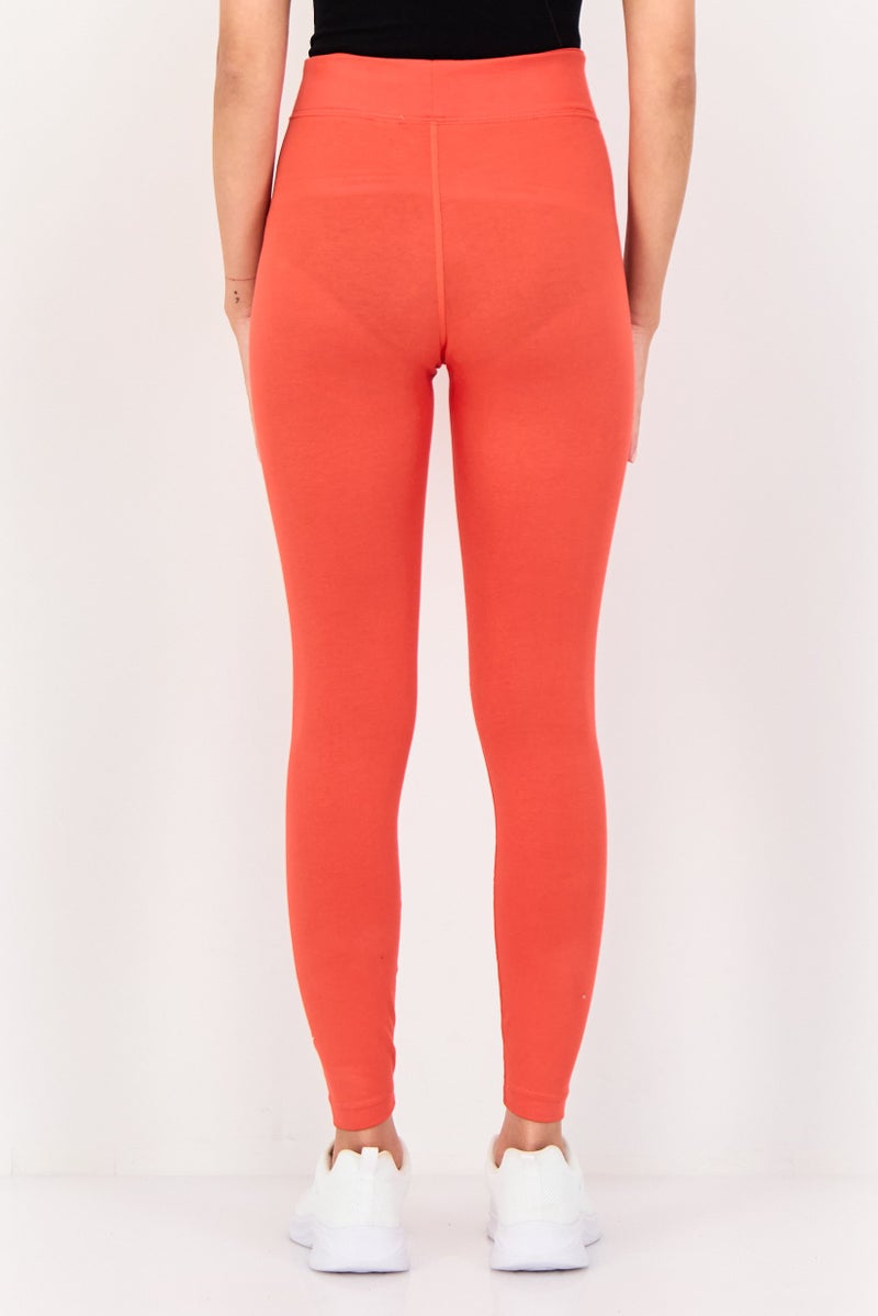 Nike Women Tight Ft Training 7/8 Leggings, Red - Image 4