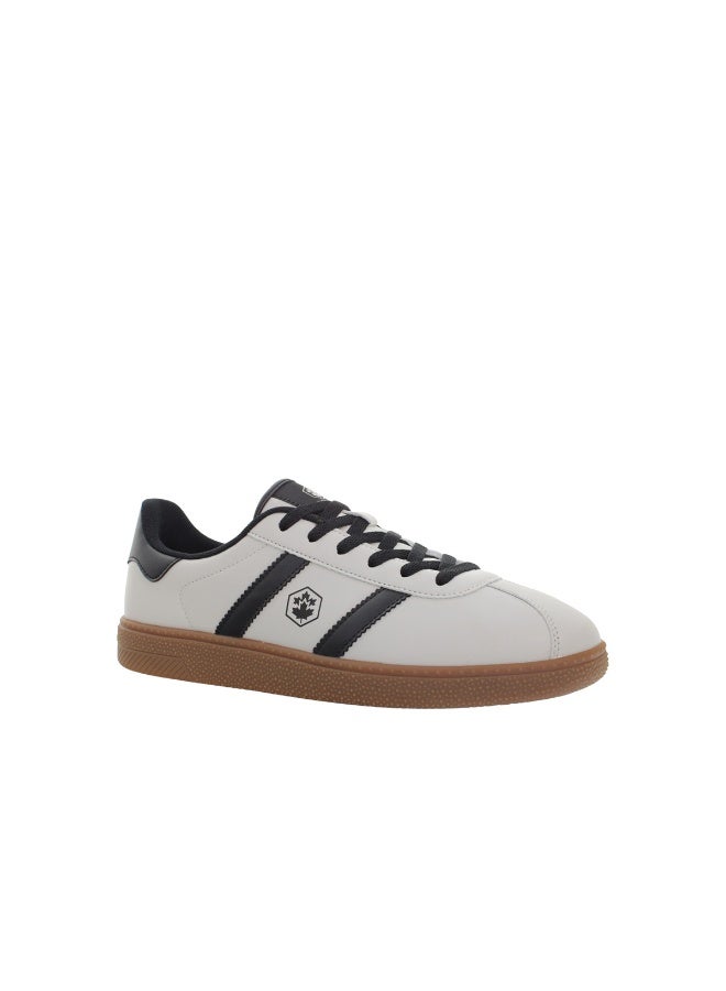 Lumberjack Frosty Men’s Sneakers – Sand & Black Casual Lace-Up Shoes with Gum Sole | Stylish Everyday Comfort Trainers - Image 1