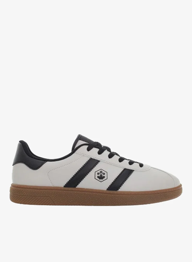 Lumberjack Lumberjack Frosty Men’s Sneakers – Sand & Black Casual Lace-Up Shoes with Gum Sole | Stylish Everyday Comfort Trainers