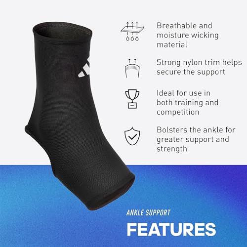 adidas Support Ankle Sleeve, Ergonomic Ankle Compression Sleeve - Image 5