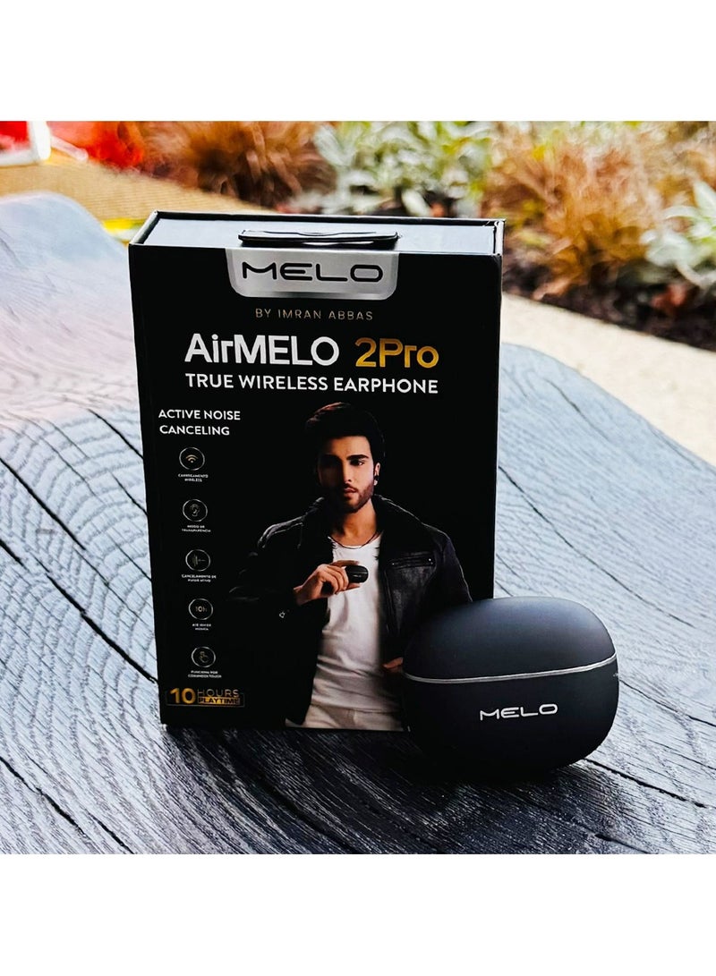 ميلو سماعات أذن لاسلكية AirMELO 2 Pro Bluetooth ANC V5.4 مع بطارية 400 مللي أمبير، ومكبر صوت 13 مم، ووقت تشغيل يصل إلى 8 ساعات للاستماع السلس مع iPhone وSamsung والمزيد - Image 5