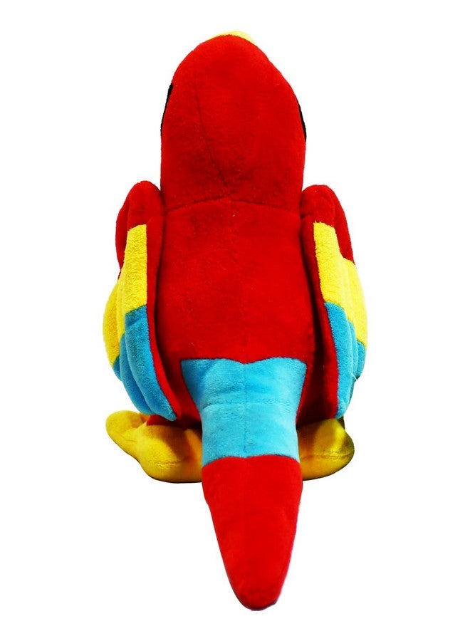 Mirada Cute Red Parrot Soft Toy for Girls/Kids | Stuffed Plush Animal | - 21cm - Image 3