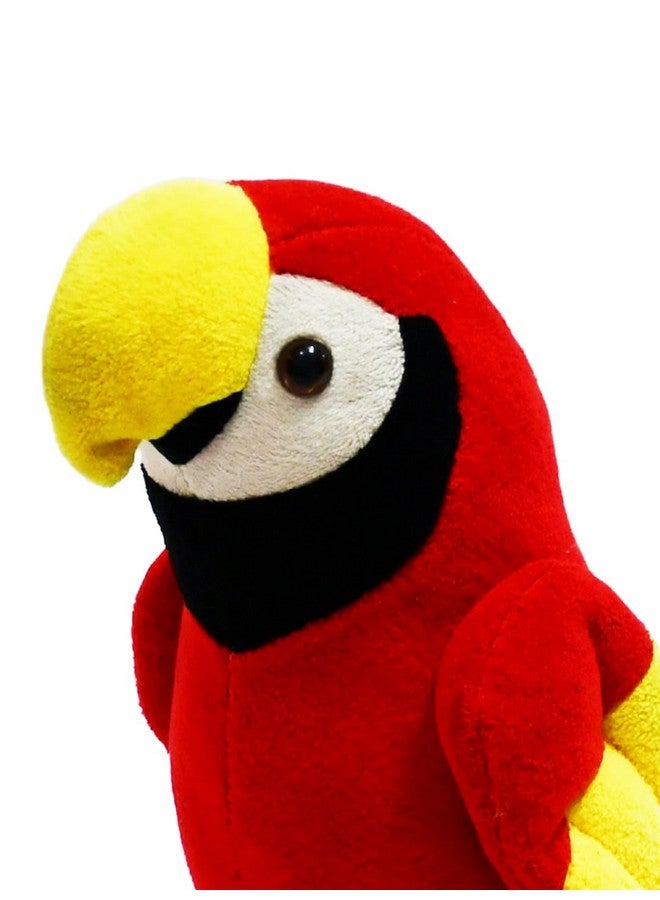 Mirada Cute Red Parrot Soft Toy for Girls/Kids | Stuffed Plush Animal | - 21cm - Image 2