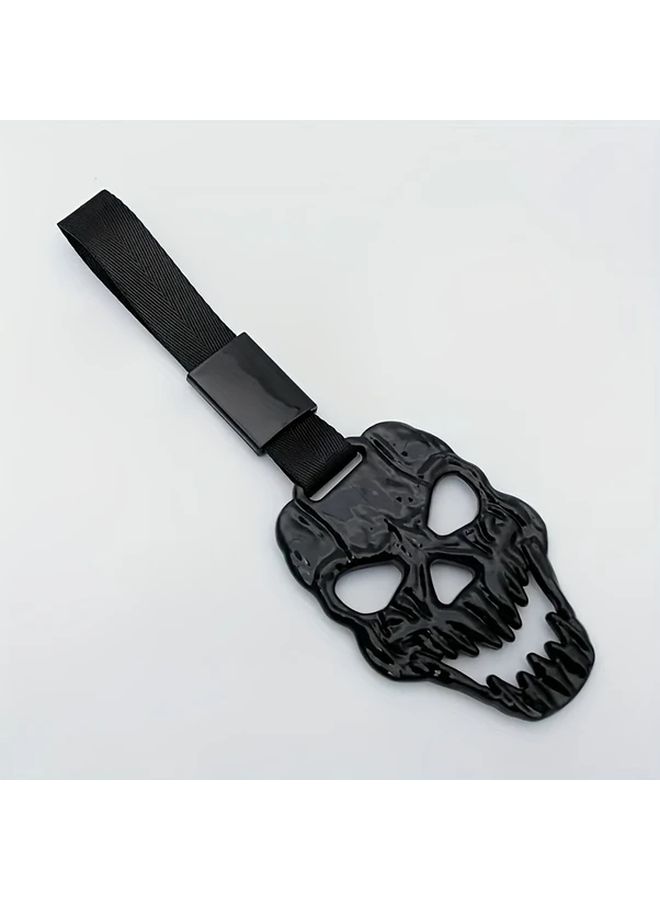 Orange JDM Racing Handle Strap Drift Pendant Safety Warning Ring Durable Nylon PVC - Image 5