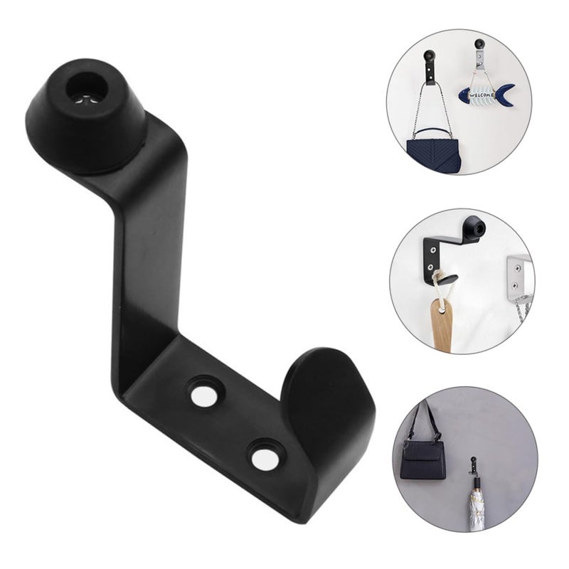 Heavy Duty Door Stopper Security Bar Wall Mount Bumper For Home Safety - Image 3
