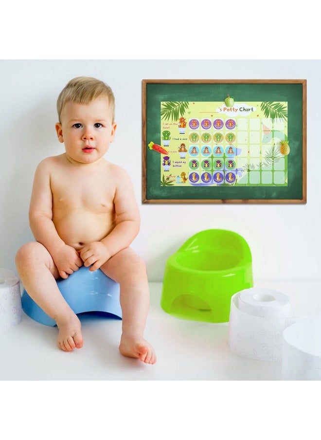 GWHOLE 2 Pack Of Dinosaur Potty Training & Toilet Training Reward Chart With Dinosaur Stickers For Toddlers, Boys, Girls  - Image 4