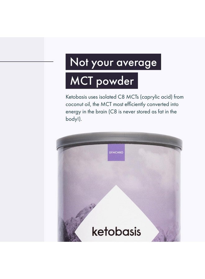 Synchro Synchro - Ketobasis MCT Oil Powder, Coconut-Derived Brain and Body Energy Drink, Brain Supplement with Caprylic Acid, Alternative to Caffeine  - Image 3