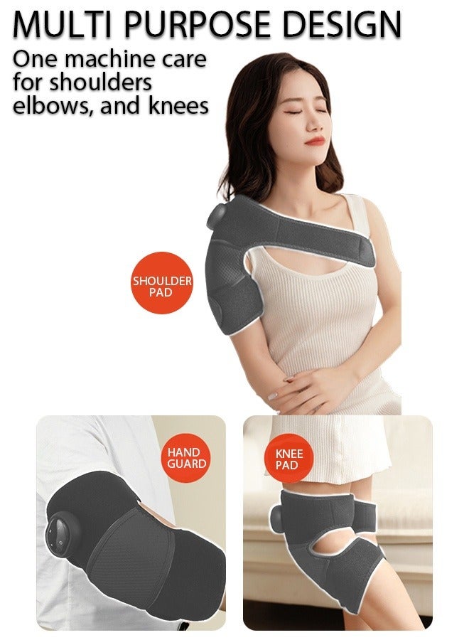 Electric Heat Therapy Knee Massager for Shoulder,Moxibustion knee pads for  with arthritis, Elbow & Joint Pain Relief, Arthritis, Muscle Relaxation - Suitable for Men and Women with Cold Legs - Image 2