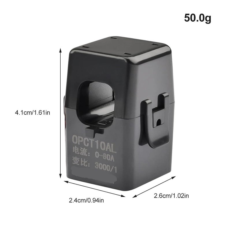 سهل التجميع مشبك محول التيار 10AL 0-60A 1000/1 2000/1 3000/1 مستشعر تيار المشبك بقلوب الفريت (النوع أ) جودة موثوقة سوقية - Image 3