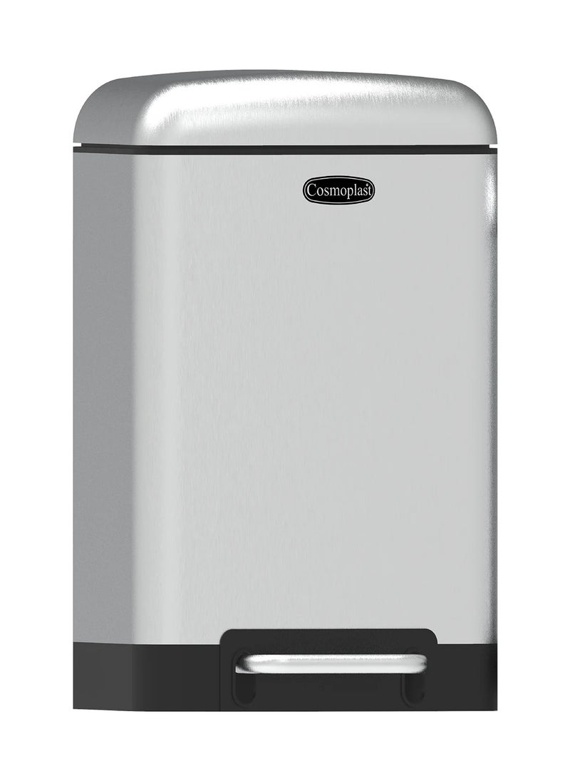 Cosmoplast Cosmoplast 20L Lumina Steel Waste Bin with Pedal 