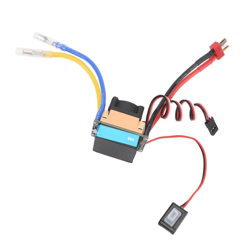 محكم سرعة فرشاة 480A 3 أوضاع وحمايات متعددة ESC مائي ESC للسيارة RC بنسبة 1/10 - Image 4
