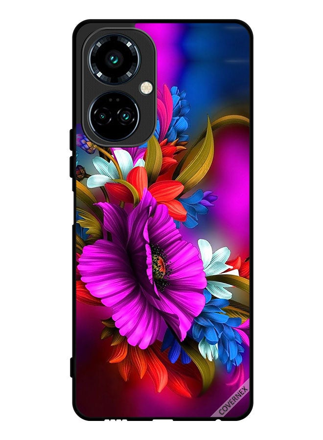 Covernex Protective Case Cover For Tecno Camon 19 Pro HD Flowers Art - Image 1