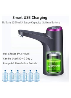 Generic Smart Touch Electric Water Pump, USB Rechargeable  - Image 2