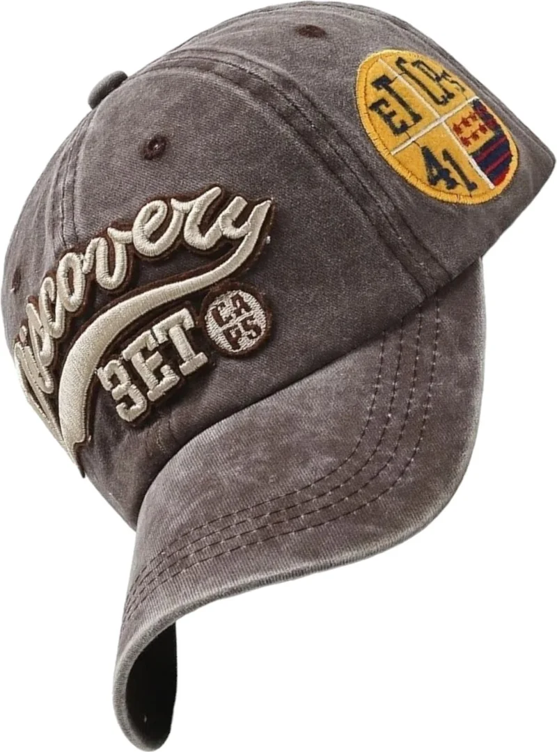Tezzgelsin Unisex Cotton Discovery Vintage Cap Hat