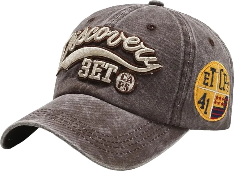 Tezzgelsin Unisex Cotton Discovery Vintage Cap Hat