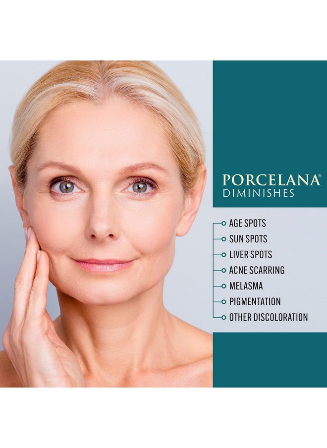 Porcelana Daytime Hydration Cream For Face & Body [Updated Formula] Fades Dark Spots & Evens Skin Tone For Sun & Age Spots Acne Scarring Melasma & Discoloration Antioxidant Moisturizer (3 Oz)  - Image 3