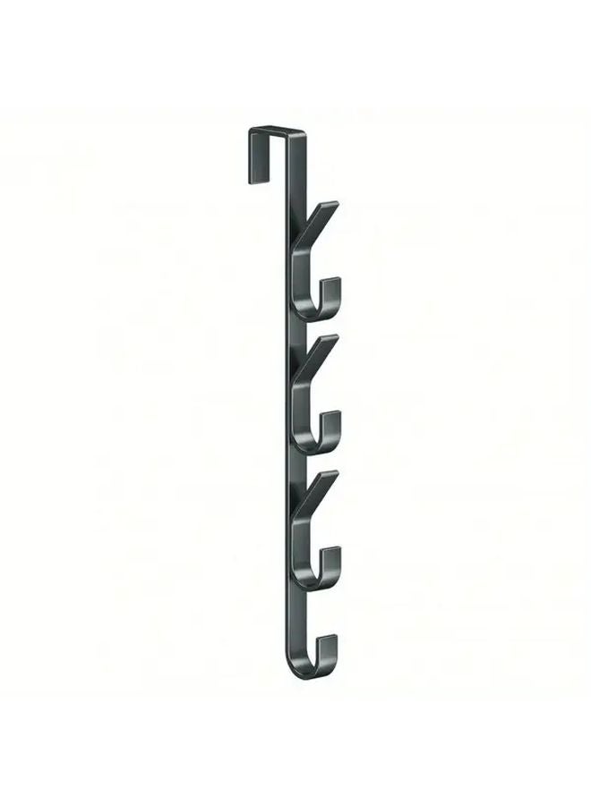 Heavy Duty Metal Over The Door Hanger With 7 Hooks For Coats Bags And Accessories - Image 1