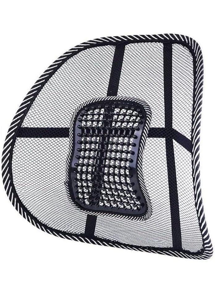 Adjustable Breathable Mesh Lumbar Support Back Cushion for Comfortable Lower Back Support, Ergonomic Design for Car Seats, Office Chairs and Long Sitting Hours - Image 2