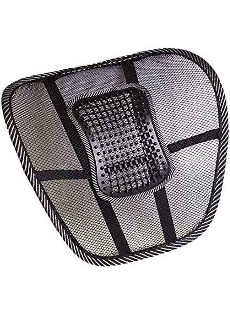 Adjustable Breathable Mesh Lumbar Support Back Cushion for Comfortable Lower Back Support, Ergonomic Design for Car Seats, Office Chairs and Long Sitting Hours - Image 1