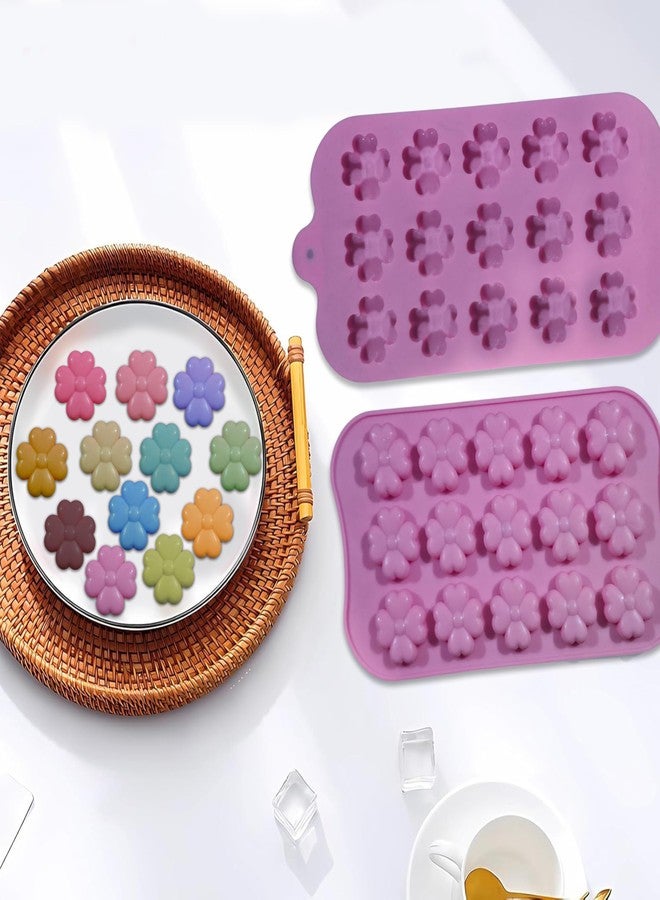 MoldBerry 15 Cavity Silicone Flower Chocolate Mold | Candy, Jelly, Gummy, Truffle, Fondant & Cake Decoration Mould for Baking & Homemade Chocolates - Image 4