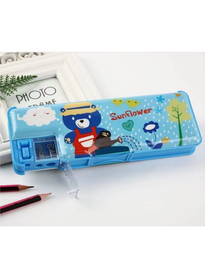 Sunflower Stationery Box Student Children Multifunctional Pencil Case School Supplies Best Birthday Gift - Image 1