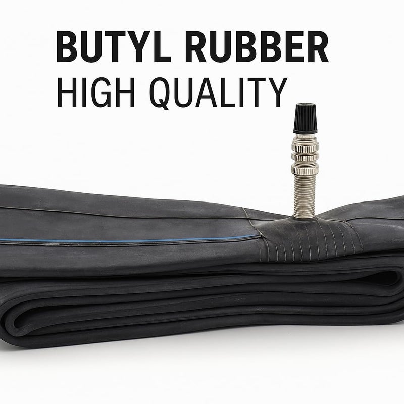 RALSON 26 Inch Bicycle Inner Tube (26x1 3/8, 32/44-584/590) | 35mm DV Valve | Butyl Rubber Tube for Road Bike, City Bike, Cruiser, Hybrid, Folding, Kids & Junior Cycles - Image 3