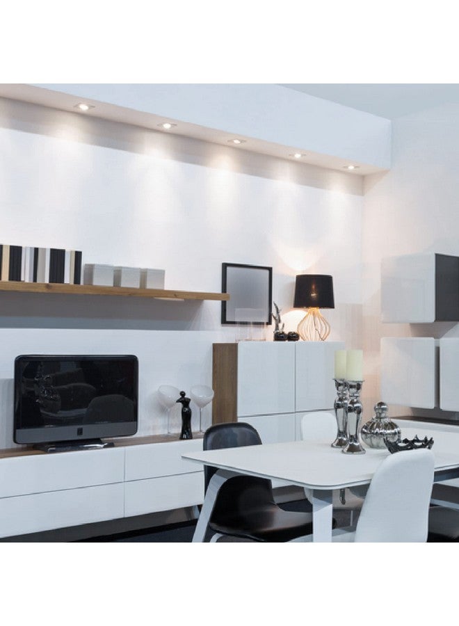 wipro Polycarbonate Garnet 3W Round Led Wave Spotlight|Cob Spotlight for Ceiling|Neutral White Light (4000K)|Adjustable Design|Recessed Tiltable Downlighter for False Ceiling|Cutout-60 Mm|Pack of 1 - Image 4