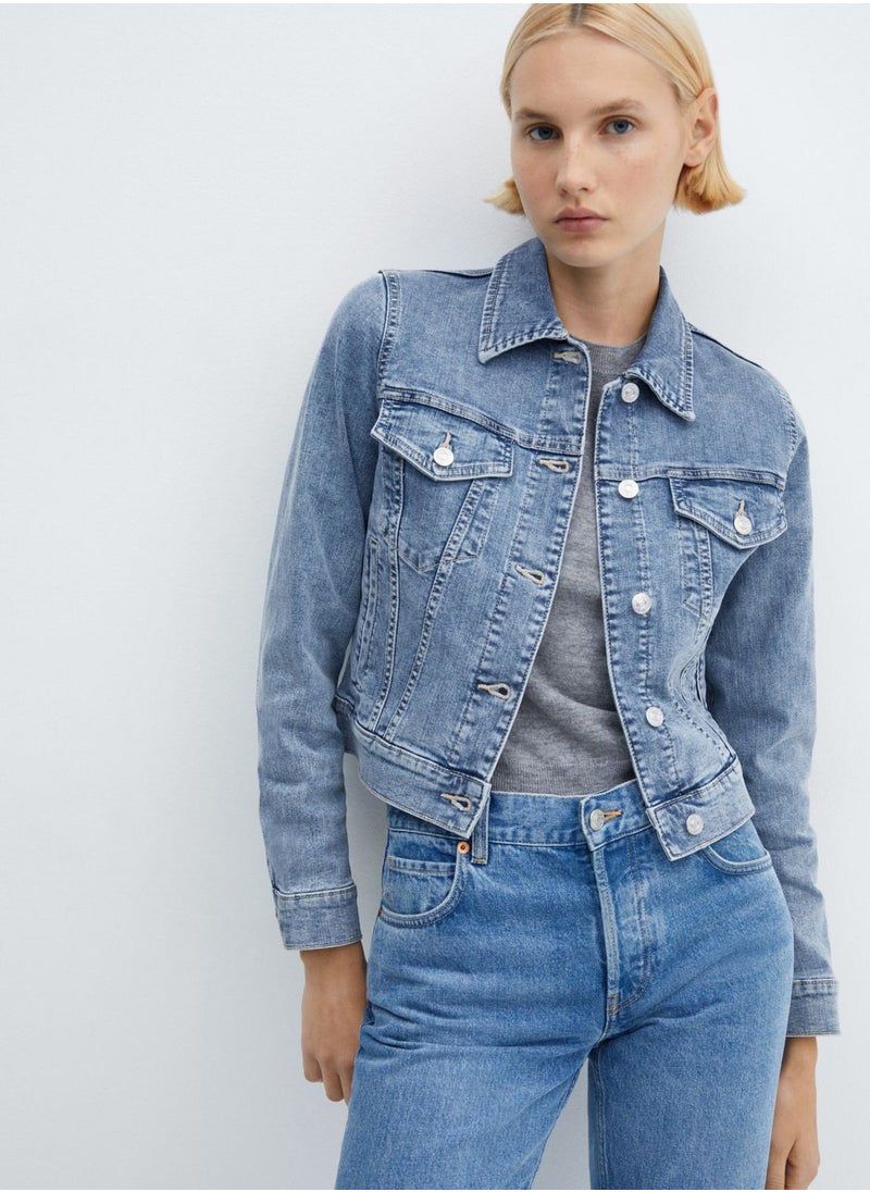 MANGO - Pocket Detail Denim Jacket - Image 1