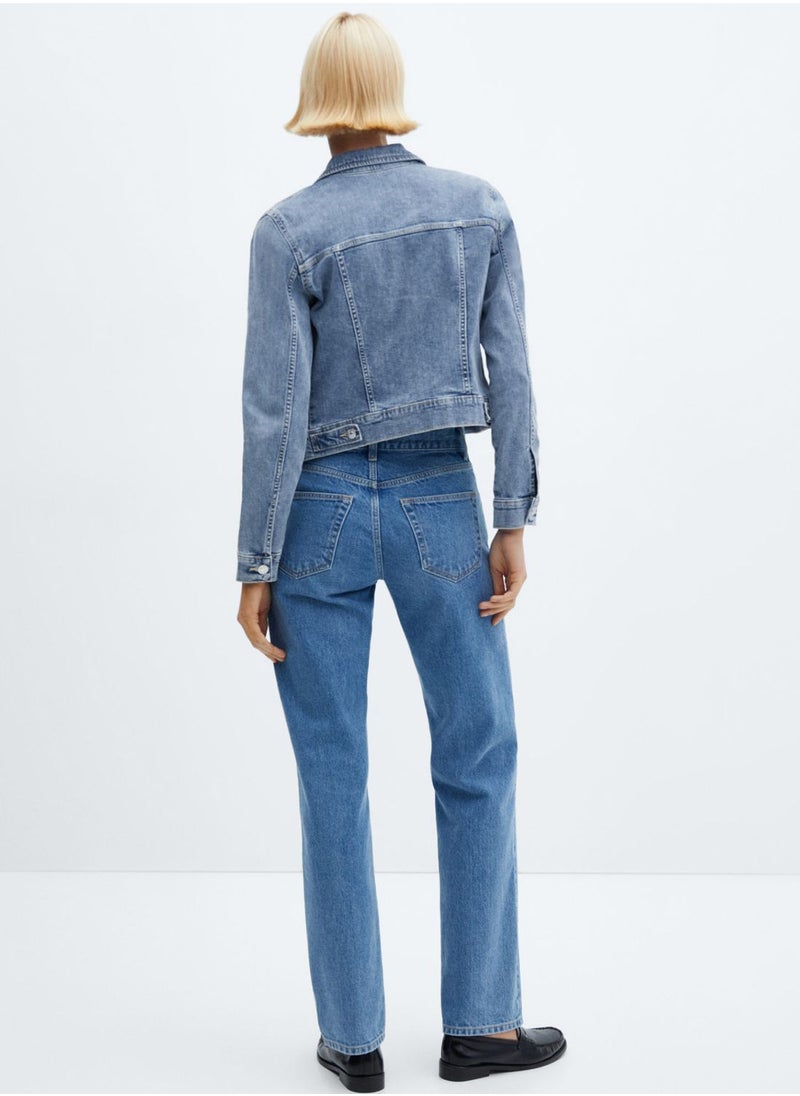 MANGO - Pocket Detail Denim Jacket - Image 1