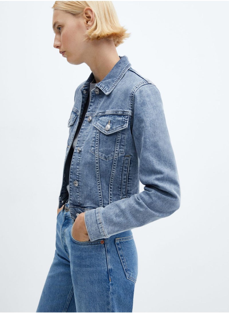 MANGO - Pocket Detail Denim Jacket - Image 1