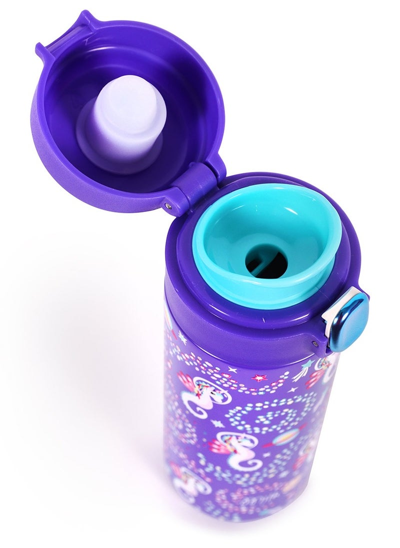 Milk & Moo - Milk&Moo Stainless Steel Kids Water Bottle 420ML Ayris - Image 1