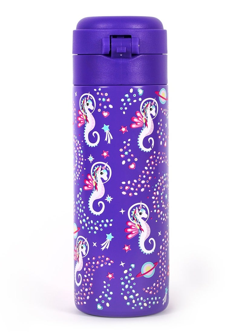 Milk & Moo - Milk&Moo Stainless Steel Kids Water Bottle 420ML Ayris - Image 1