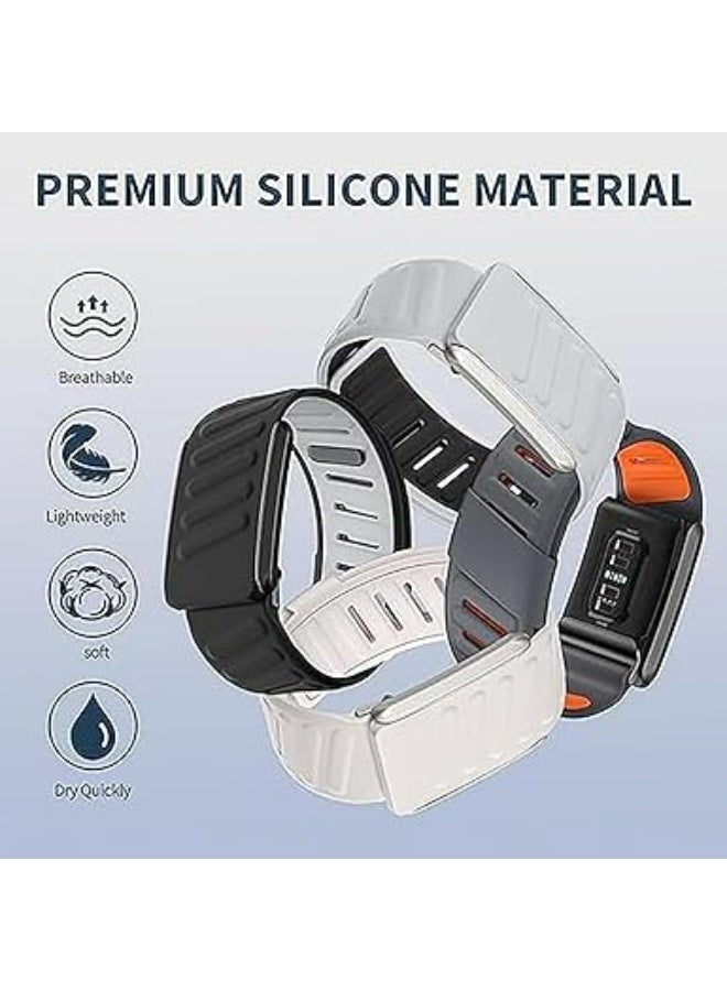 Silicone Wristband Compatible with Whoop 5.0 Band, Comfort Durable Soft Adjustable Silicone Sports Loop Strap for Men & Women, with U Shapped Connector - Image 5