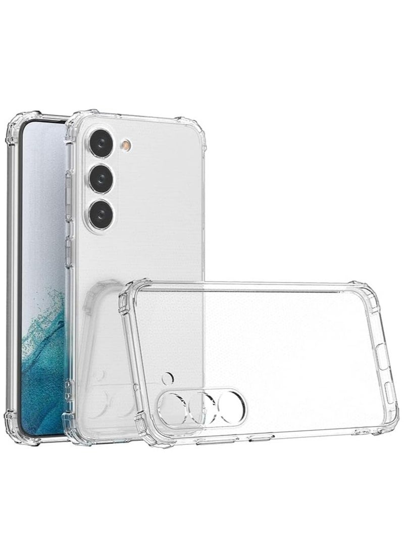 MIGOFAST Samsung Galaxy S23 PLUS clear silicone case soft TPU transparent clear anti scratch cover with reinforced shockproof bumper edge to edge corner protection - Image 3