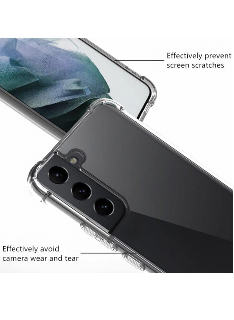 MIGOFAST Samsung Galaxy S23 PLUS clear silicone case soft TPU transparent clear anti scratch cover with reinforced shockproof bumper edge to edge corner protection - Image 2